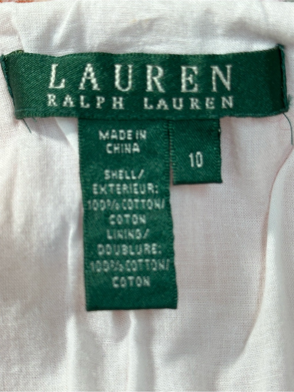 Ralph Lauren Watercolor Floral Pleated High Waisted  Cotton Knee Length Skirt 10 - Picture 8 of 11